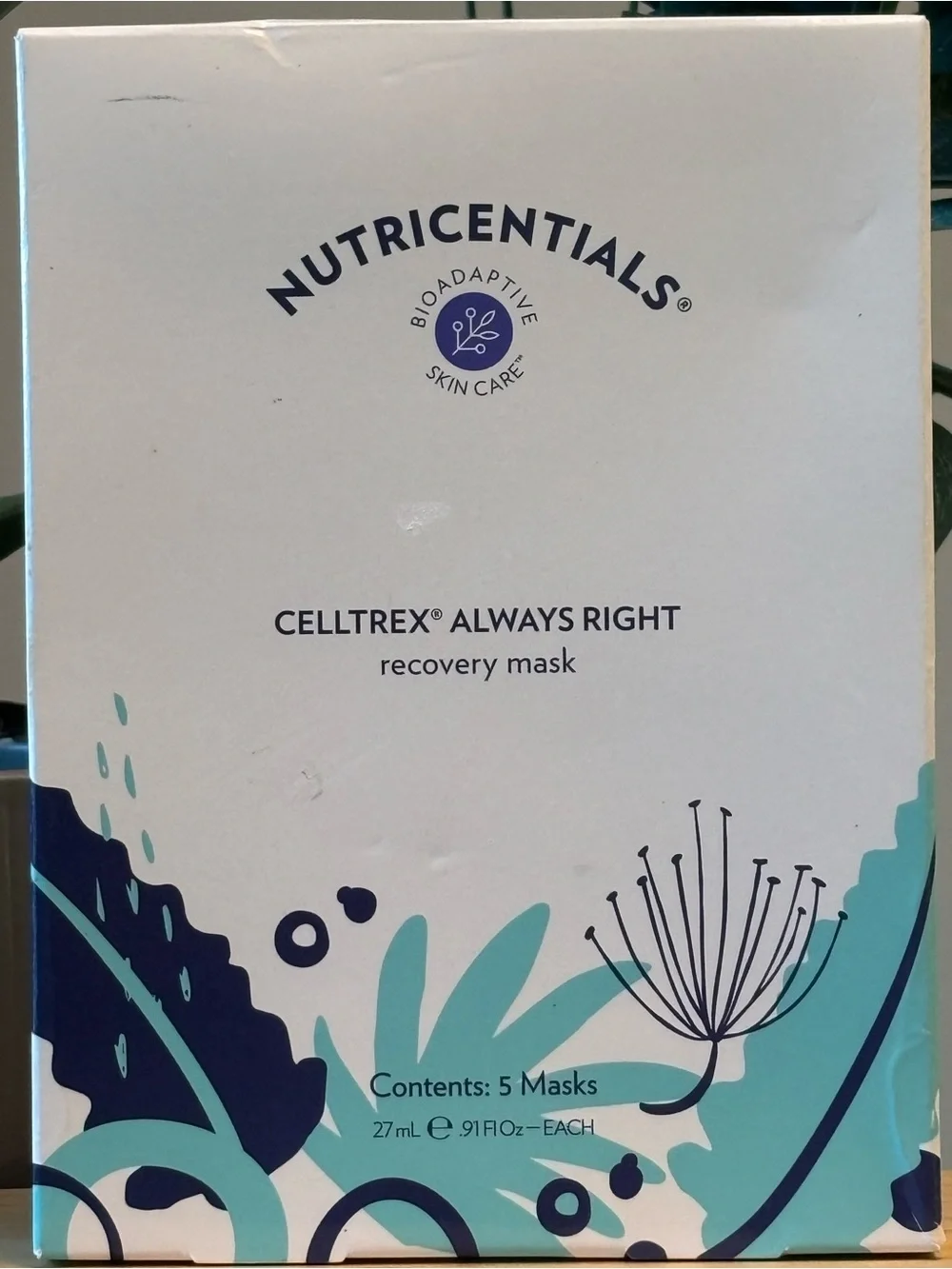 Nutricentials Celltrex Always Right Recovery Mask - 5 pack